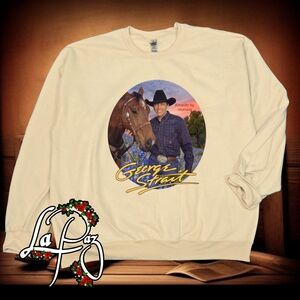 George Straight Cream Sweatshirt